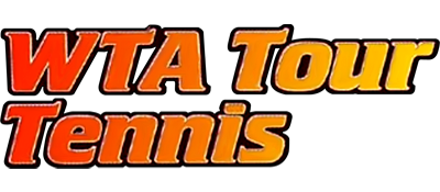 WTA Tour Tennis title screen for Playstation 2